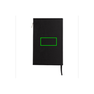 Swiss Peak A5 PU notebook with zipper pocket